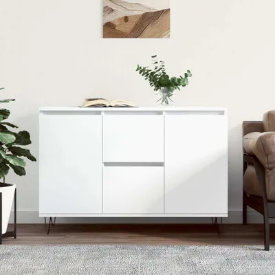 Produktbild von The Living Store Sideboard Weiß 104x35x70 cm Holzwerkstoff