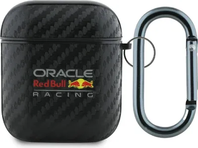 Obrázok produktu pre Puzdro Red BullPolyuretánCarbon Logo pre Airpods 1/2 Black