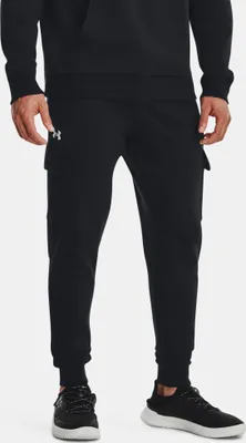 Immagine prodotto di Pantaloni UA Rival Fleece Cargo Jogger-BLK
