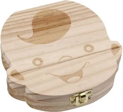 Image de Jumada's - Boîte à dents - Dents de lait - Boîte en bois - Garçons
