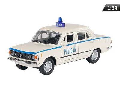 Produktbild von Modell 1:34, PRL FIAT 125p MILICJA, weiß (A884F125MIB)