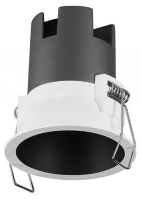 Image de LEDVANCE SPOT TWIST downlight encastré, noir, 5W, 400lm, 830 WT, 70mm de diamètre, couleur de lumière blanc chaud, jusqu'à 90% d'économie d'énergie par rapport aux downlights halogènes, montage simple, 3000K