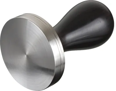 Zdjęcie produktu dla scarlet espresso | Ubijak „Classic”, stylowy ubijak do espresso z ergonomicznym uchwytem z szlachetnego drewna, do przygotowania idealnego espresso, narzędzie baristy, rozmiar: 51 mm, kolor: drzewo różane