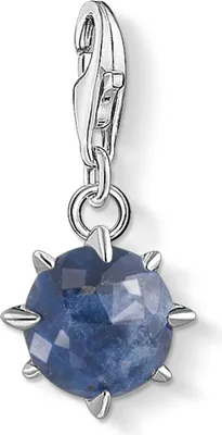Produktbild von Thomas Sabo 1785-957-1 Charm-Anhänger Geburtsstein September Sodalith Silber
