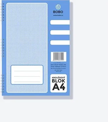 Obrázok produktu pre Blok, A4, s bočnou väzbou, čistý, 50 listov