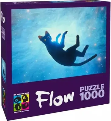 Obrázok produktu pre Puzzle s 1000 dielikmi. Flow. Čierna mačka