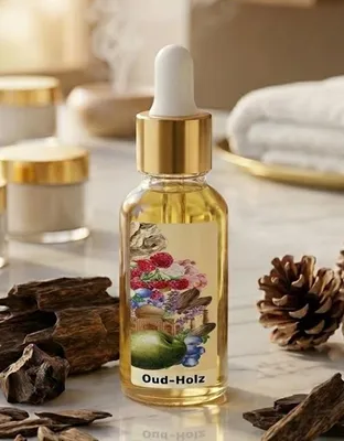 Produktbild von GKA Parfümöl Oud-Holz aus Frankreich Parfüm Kosmetik Kardamom, marokkanische Zeder, Oud, Kaschmirholz, Moschus, Amber sehr intensiv Probierfläschchen