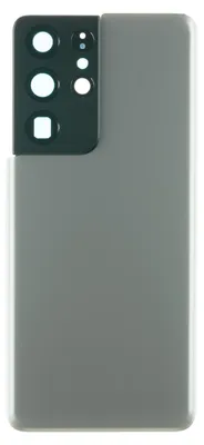 Produktbild von Samsung Galaxy S21 Ultra (SM-G998B) OEM Backcover + Kameraglas + Kleber, Grau