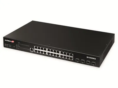 Image de Edimax Pro GS-5424PLX - Switch - Smart - 24 x 10/100/1000 (PoE+)