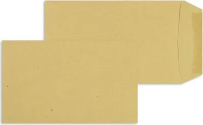 Produktbild von Versandtaschen 127x190mm 115g/qm gummiert VE=500 Stück braun