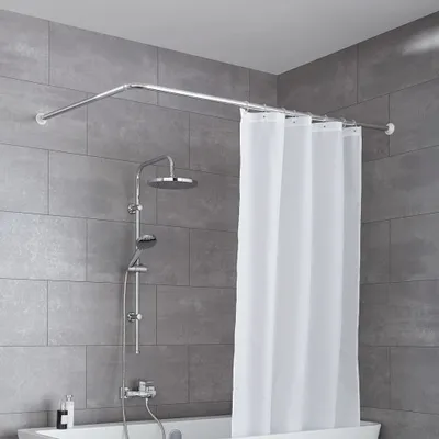 Produktbild von Kleine Wolke Universal-Duschvorhangstange 3 Größen Chrom