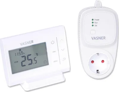 Produktbild von VASNER Funk-Thermostat Set VFT35 - Raumthermostat für Infrarotheizungen, Elektroheizungen
