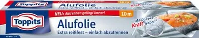 Produktbild von Toppits Kraft-Alufolie normalbreit im Abreißkarton 10m