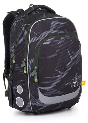 Image de Sac à dos scolaire vert-gris Topgal LORI 25018