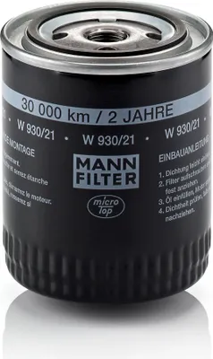 Image de Cartouche de filtre à huile MANN pour Audi Skoda VW