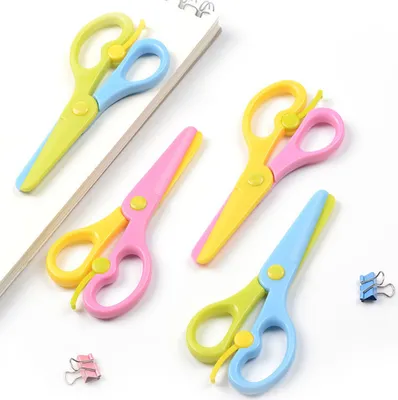 Produktbild von Bunte Mini Schere Kindersicherheit Finger Schutzpapier DIY -Werkzeug
