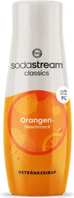 Produktbild von Syrop do napojów SodaStream o smaku pomarańczowym pozwala przygotować do 9 l 440 ml napoju