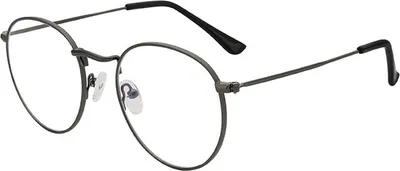 Produktbild von VeyRey Blaulicht blockierende Brille Doiley Oval Klar gläser Schwarz