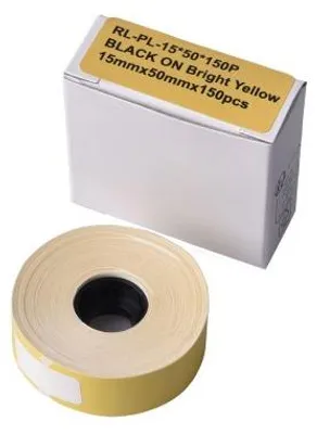Produktbild von G&G | Ninestar Etikettenrolle 150 Einzeletiketten Gelb