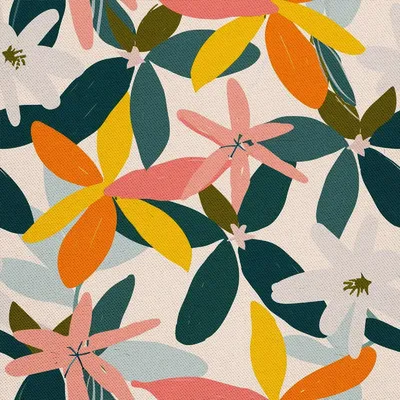 Productafbeelding van Buitenkussens Oxford - Motief: Bloemen, model DX5640