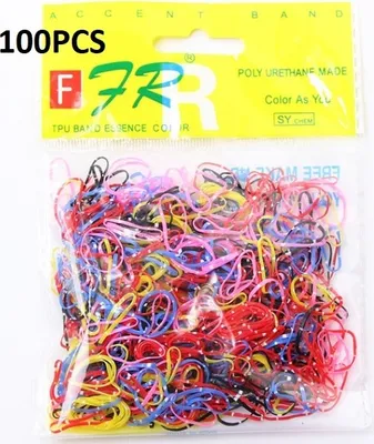 Obrázok produktu pre Jednorázové Gumičky-Multi/Prúžky/100ks KP24225