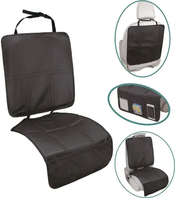Produktbild von Ezimoov 3 In 1 Sitzschutz Schwarz  Schwarz One Size