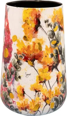 Image de Collection TS - Vase Floral blanc - 13x20