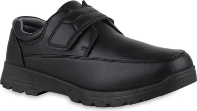 Produktbild von VAN HILL Herren Klassische Halbschuhe Bequeme Profil-Sohle Schuhe 840000, Farbe: Schwarz, Größe: 41