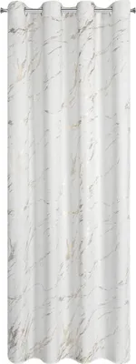 Zdjęcie produktu dla Eurofirany 457486, Przezroczysty, Biały, Wzór, Poliester, Oczko, 200 g/m²