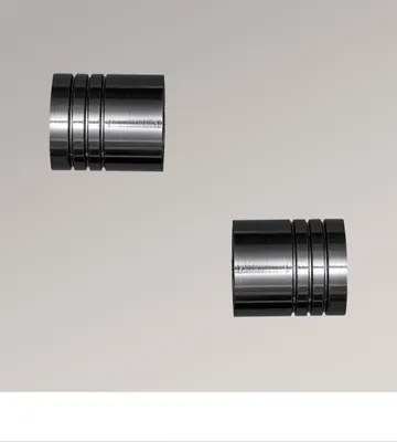 Produktbild von LYSEL® 1 Paar Endstücke Zylinder für Opal-Stangen Titan