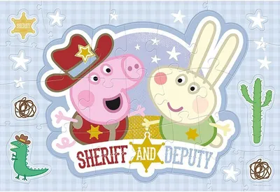 Produktbild von Puzzle Trefl - Peppa, 15 Teile XXL