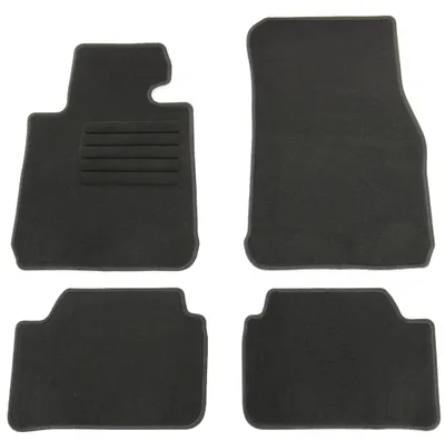 Fußmatten-Set für 1er BMW F20 (5-türer), 09/2011-08/2019, 4-teilig, Schwarz