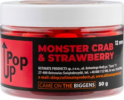 Obrázok produktu pre Ultimate Products Monster Crab Strawberry Pop-ups 12 mm guličky
