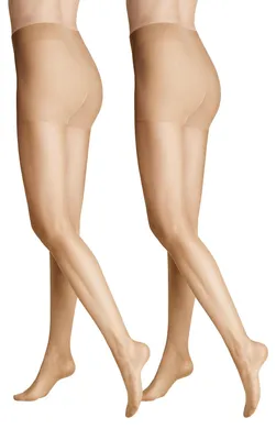 Produktbild von Hudson Damen Strumpfhose Lilly Lafina 15 2-Pack transparent matt 15 DEN Teint 46