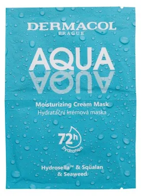 Imagen del producto de Aqua: Mascarilla facial hidratante en crema para mujeres, 2 x 8 unidades - Dermacol