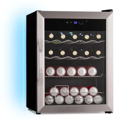 Obrázek produktu pro KlarsteinCoachella 65 Chytrá chladnička na nápoje, WiFi ovládání, Nerezové provedení, 60 l
