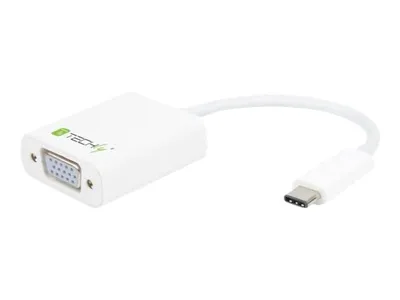 Produktbild von Techly Externer Videoadapter - USB-C - VGA
