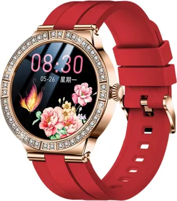 Zdjęcie produktu dla Smart Zegarek LIGE MA-35349 - Czerwony dla Kobiet KP35349