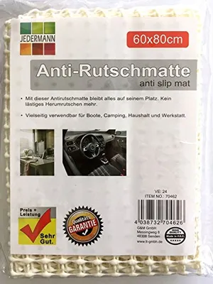 Immagine prodotto di 2 tappetini antiscivolo, dimensioni 60x80 cm, sotto-tappeto antiscivolo, rete adesiva per tappeti
