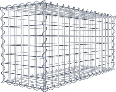 Produktbild von Gabione 80 cm x 40 cm x 30 cm (L x H x T), Maschenweite 5 cm x 5 cm, Spirale