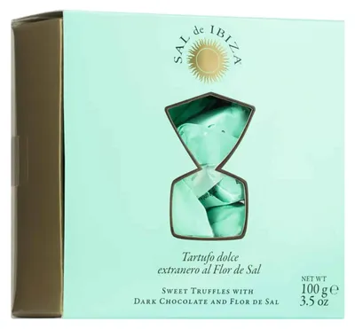 Produktbild von Sal de Ibiza Tartufo dolce extranero al Flor de Sal Geschenkbox 100g