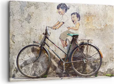 Produktbild von Bild auf Leinwand - Leinwandbild - Graffiti modern - 100x70cm - Wand Bild - Wanddeko - Wandbilder - Leinwanddruck - Bilder - Kunstdruck - Wanddekoration - Leinwand bilder - Wandkunst - AA100x70-3617