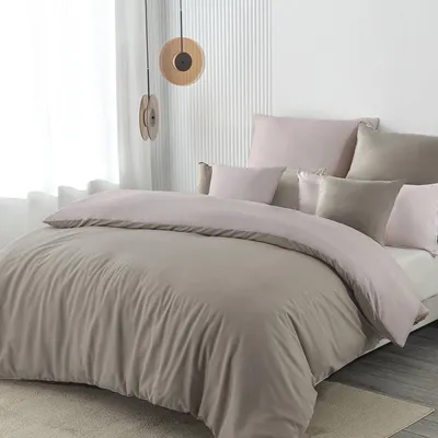 Produktbild von Bettwäsche Set 140x200 Taupe/Beige