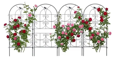 Immagine prodotto di Elzusha - Set di 4 supporti per piante rampicanti per il giardino