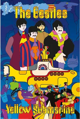 Produktbild von Beatles, The Poster Yellow Submarine