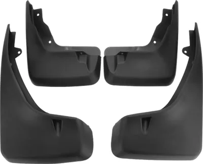 Image de Bavettes De Boue Avec Accessoires De Montage Pour Land Rover Freelander 2 2007-2015 Bavettes De Boue Avant Et ArrièRe 1 Ensemble