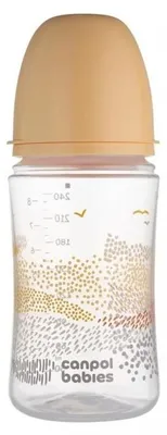 Obrázek produktu pro Canpol EasyStart Antikoliková lahve 240ml péče o hory pro kojence od 3 měsíců in béžová