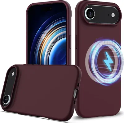 Produktbild von iPhone Air Hülle - Coverup Liquid Colour Back Cover - MagSafe Compatible - Bordeaux