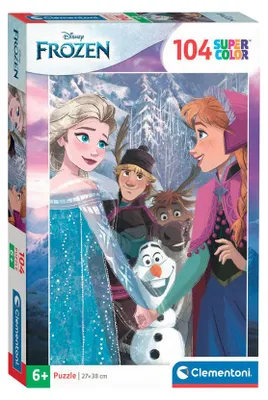 Image de Clementoni Legpuzzel Super Color Disney Frozen, 104st.