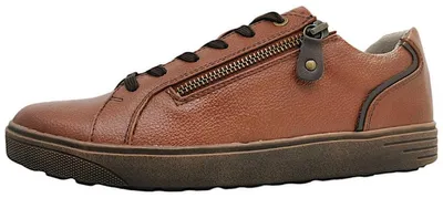 Image de Chaussures de sport pour femmes Jana Jana Softline, lacets, couleur marron, style décontracté